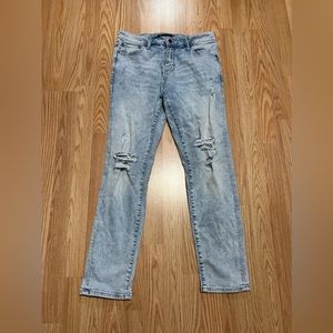 Mens Aéropostale Athletic skinny distressed jeans size 29x30